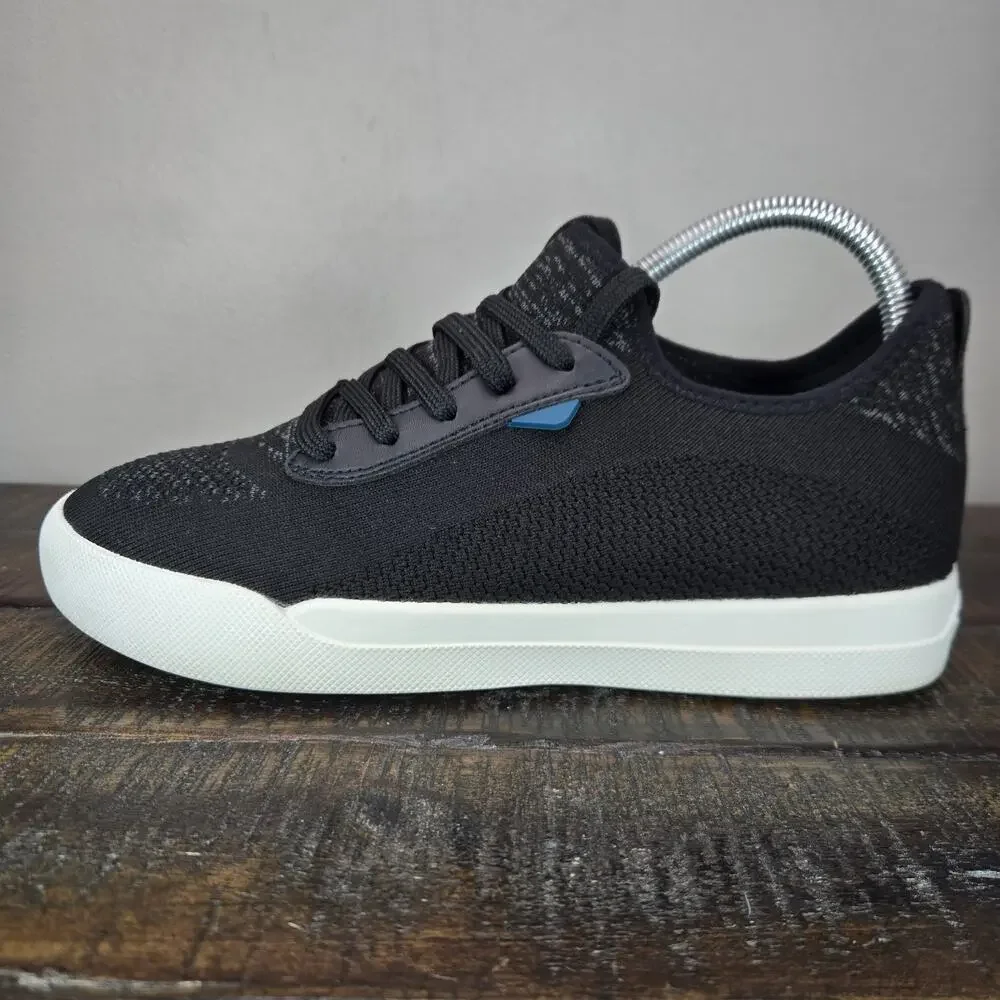 Vessi Weekend Sneaker Womens Size 8 Waterproof Shoes Asphalt Black White Mens 7